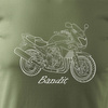 Wyprzedaż - koszulka na motor motocyklowa Suzuki Bandit 600 1200 750 męska khaki REGULAR
