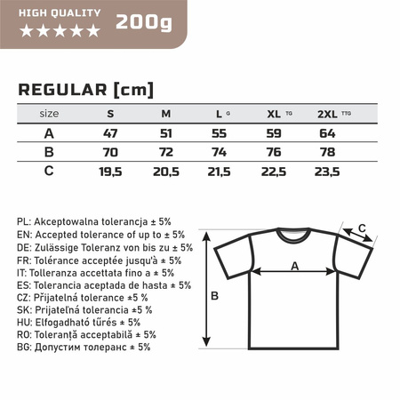 Wyprzedaż - koszulka z motocyklem Honda VFR 800 X Stroke męska czarna REGULAR
