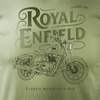 Koszulka motocyklowa z motocyklem na motor Royal Enfield Classic 650 Legend męska khaki