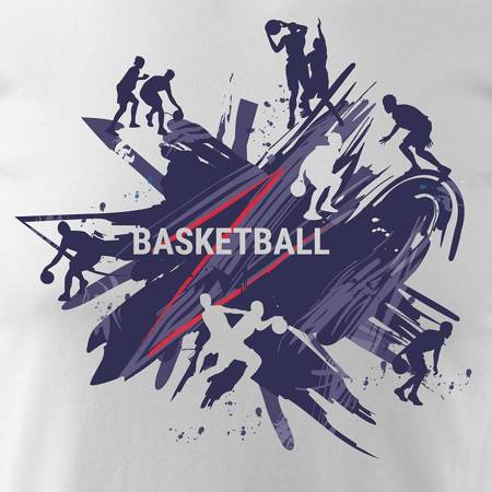 Koszulka do koszykówki basketball koszykówka do kosza męska biała REGULAR