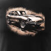 Koszulka z samochodem jaguar z jaguarem e-type e type etype kolekcjonerska męska czarna REGULAR